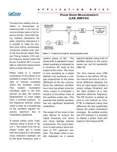 Phase Noise Measurements Lab WM744