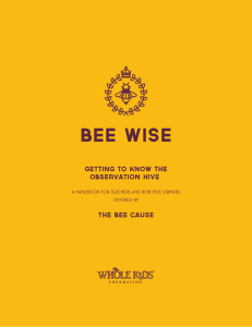 The Bee Cause Project Bee Wise Curriculum