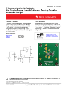 1A Single-Supply Low-Side Current Sensing