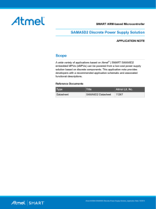 Atmel | SMART SAMA5D2 Discrete Power Supply Solution