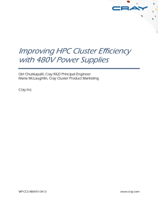 Improving HPC Cluster Efficiency with 480V Power Supplies