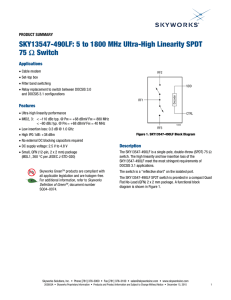 SKY13547-490LF: 5 to 1800 MHz Ultra
