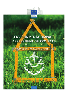 Environmental Impact Assessment of Projects