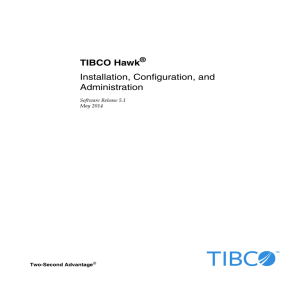 TIBCO Hawk Installation, Configuration, and Administration