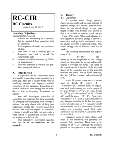 RC-CIR - Physics Introductory Labs