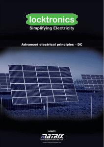 Advanced Electrical Principles - DC