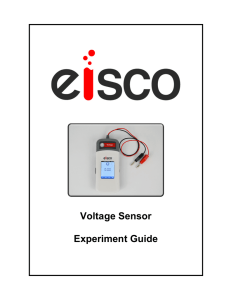 Voltage Sensor Experiment Guide