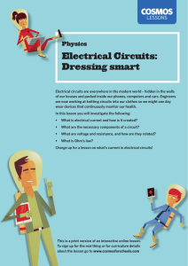 Electrical Circuits: Dressing smart