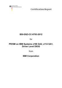 Certification Report BSI-DSZ-CC-0793-2012