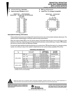 SN54ACT245, SN74ACT245 (Rev. E)