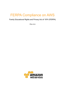 FERPA Compliance on AWS