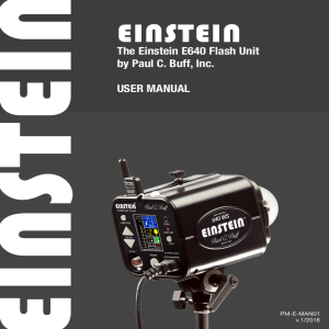 einstein - Paul C. Buff, Inc.