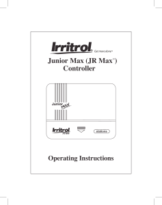 Junior Max (JR Max™) Controller
