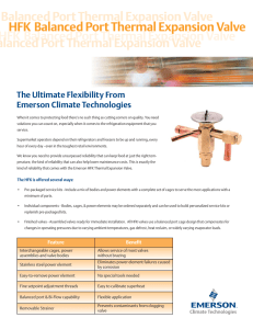 Balanced Port Thermal Expansion Valve HFK Balanced Port