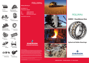 Spherical Roller Bearings GMEX