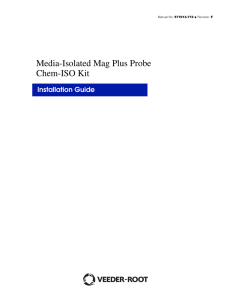 Media-Isolated Mag Plus Probe Chem-ISO Kit - Veeder-Root