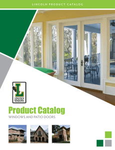 Product Catalog - Lincoln Windows