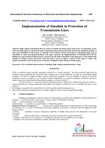 Implementation of Simulink in Protection of Transmission