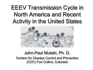 EEEV Transmission Cycle in North America and - CHNET