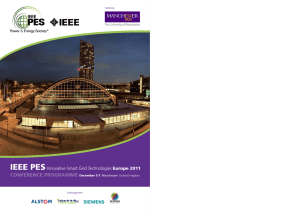IEEE PESInnovative Smart Grid Technologies Europe 2011