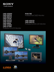 PVM-740 Professional OLED Monitor LMD-4251TD