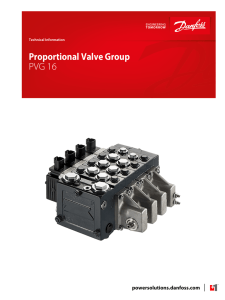 PVG 16 Proportional Valve Technical Information Manual