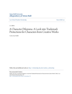 A Look into Trademark Protections for Characters from Creative Works