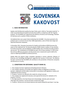 Details about SQ Mark - European Organization for Quality