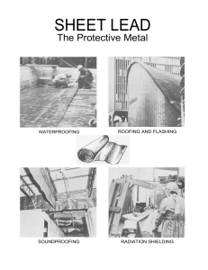 sheet lead - Canada Metal
