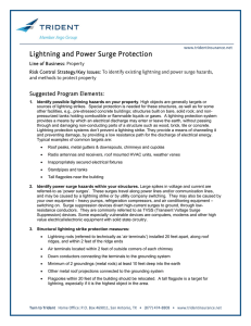 Lightning and Power Surge Protection