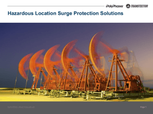 Hazardous Location Surge Protection Solutions