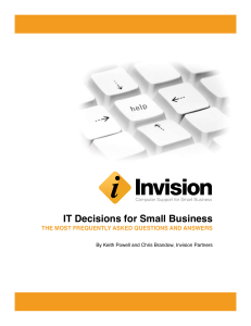 IT Decisions for Small Business