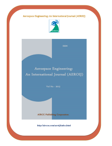 Aerospace Engineering: An International Journal