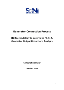 Generator Connection Process