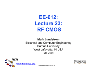 EE-612: Lecture 20