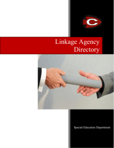 CPSD Linkage Agency Directory 11-14-13