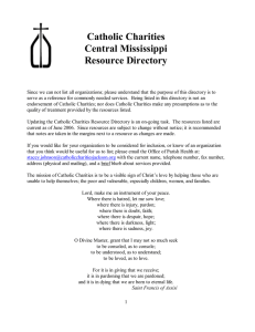 Catholic Charities Central Mississippi Resource Directory