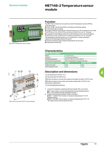 MET148-2 Temperature sensor module