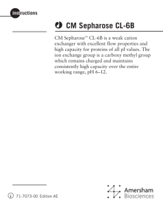 CM Sepharose CL-6B