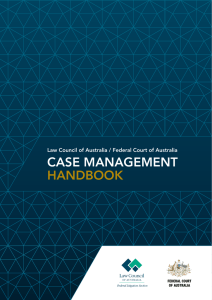case management handbook - Law Council of Australia