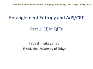 Lectures on Entanglement Entropy Part 1: EE in QFTs
