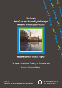 The Fourth Arab-European Human Rights Dialogue