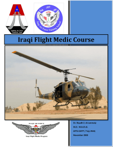 Iraqi Flight Medic Course - International Medical Interpreters