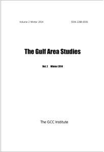 The Gulf Area Studies - GCC 국가연구소