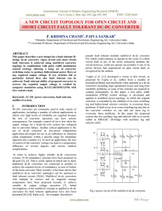 a new circuit topology for open circuit and short circuit fault