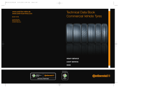Technical Data Book Commercial Vehicle Tyres