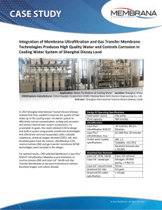 Integration of Membrana Ultrafiltration and Gas Transfer - Liqui-Cel