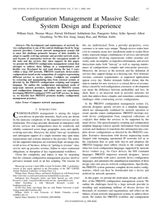 Configuration Management at Massive Scale