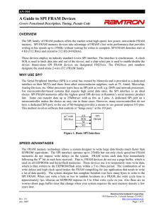 A Guide to SPI FRAM Devices