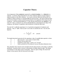 Capacitor Theory